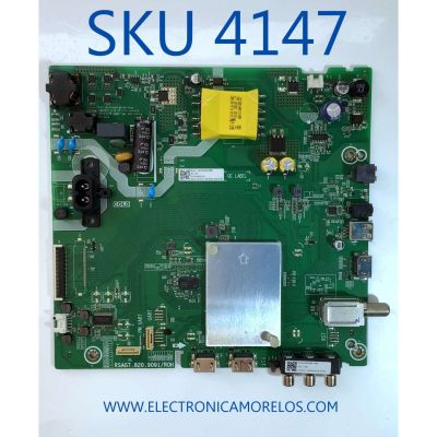 MAIN PARA SMART TV HISENSE (1366 PX * 768 PX) CON LCD HD / NUMERO DE PARTE 247575 / RSAG7.820.9091/ROH / M1851G0 / M1851G009669N / 39632 / 1381 / 193D / MODELO 32H4030F HU32A5600HWR